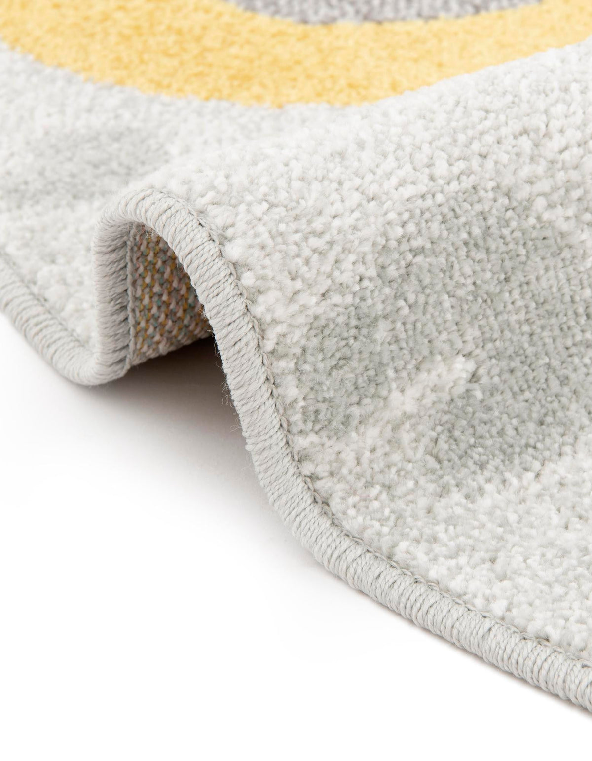 Rund Teppich Whimsy Kids in Grau von Hadorn™ - Lifestyle Image