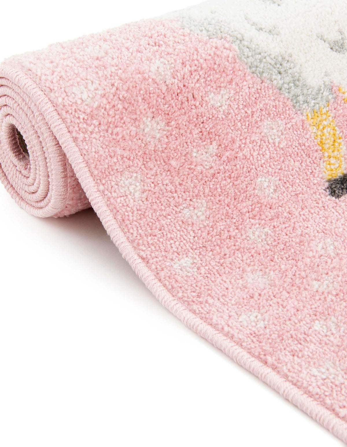Rund Teppich Whimsy Kids in Rosa von Hadorn™ - Lifestyle Image