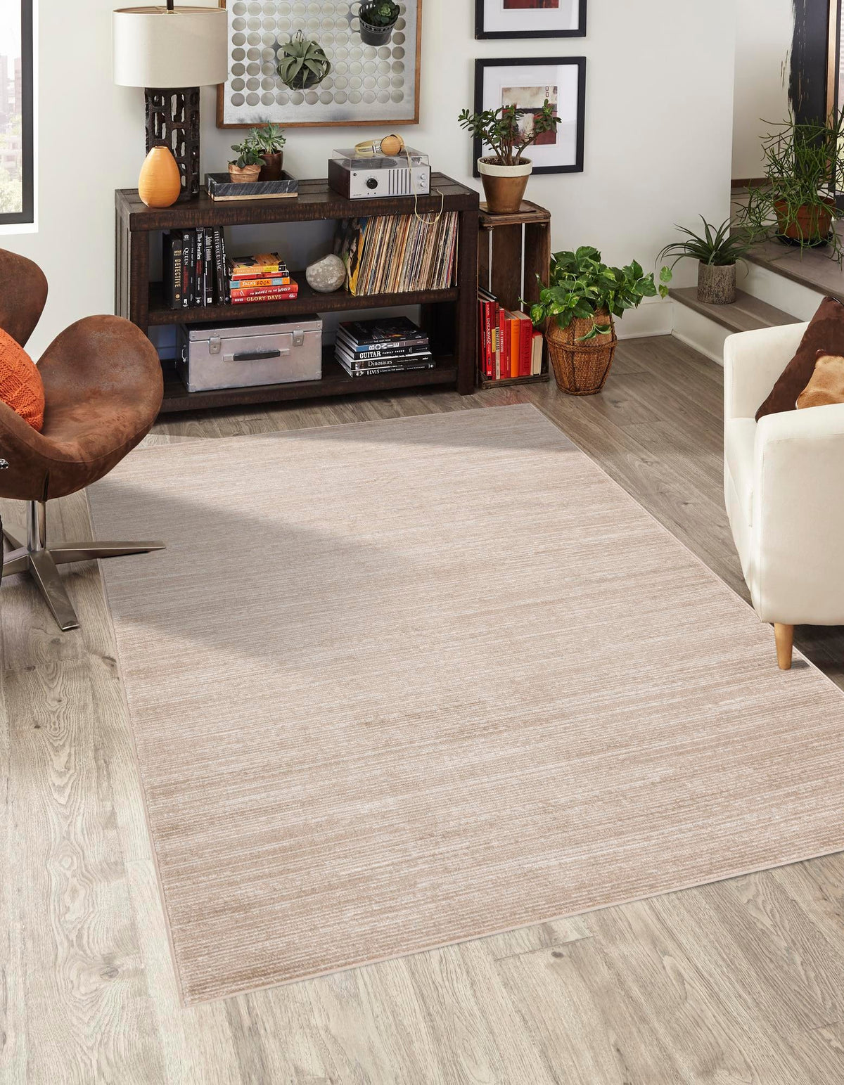 Rechteck Teppich Finsbury in Beige von Hadorn™ - Lifestyle Image