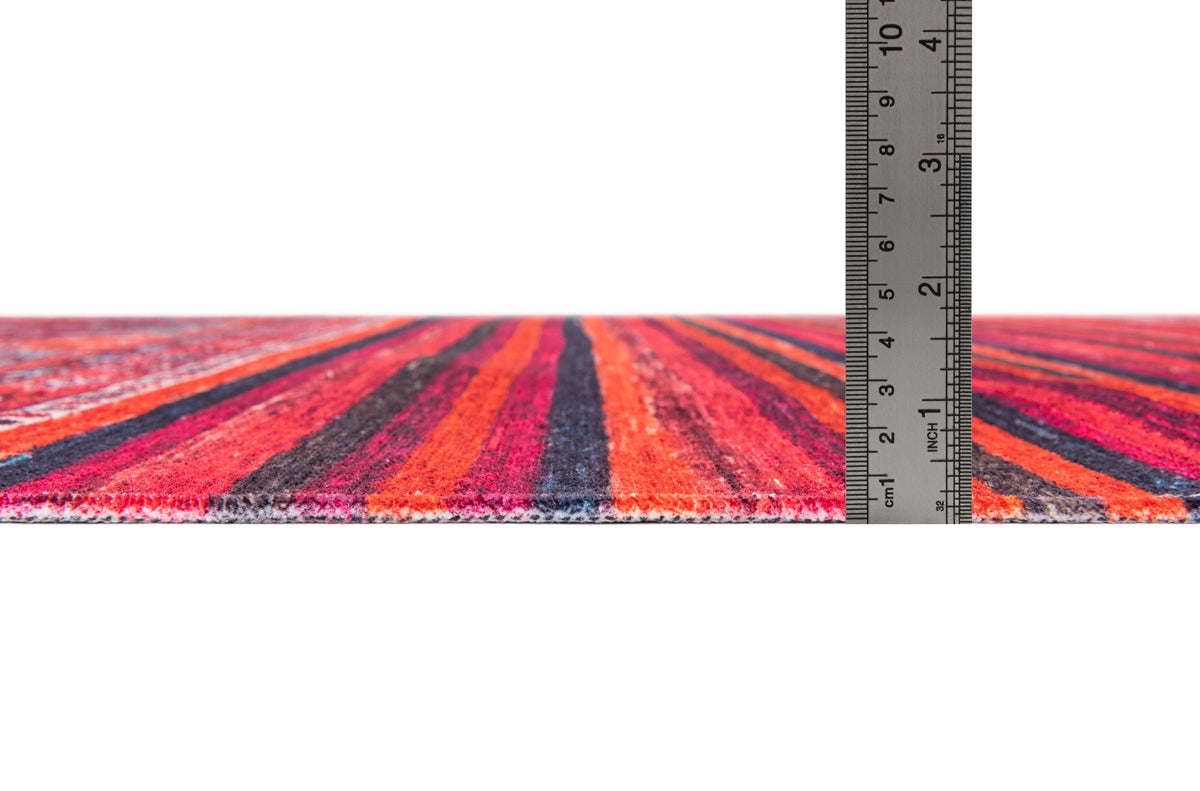 Läufer Teppich Kriens Attai in Rot von Hadorn™ - Lifestyle Image