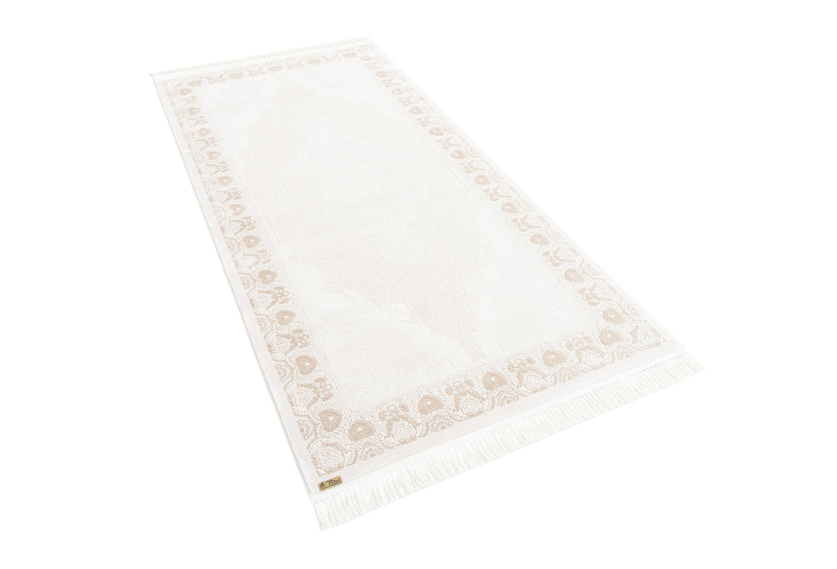 Rechteck Luxus Teppich Sion in Weiss von Hadorn™ - Lifestyle Image