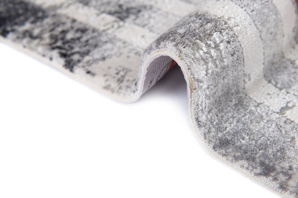 Rechteck Luxus Teppich Montreux in Grau von Hadorn™ - Lifestyle Image