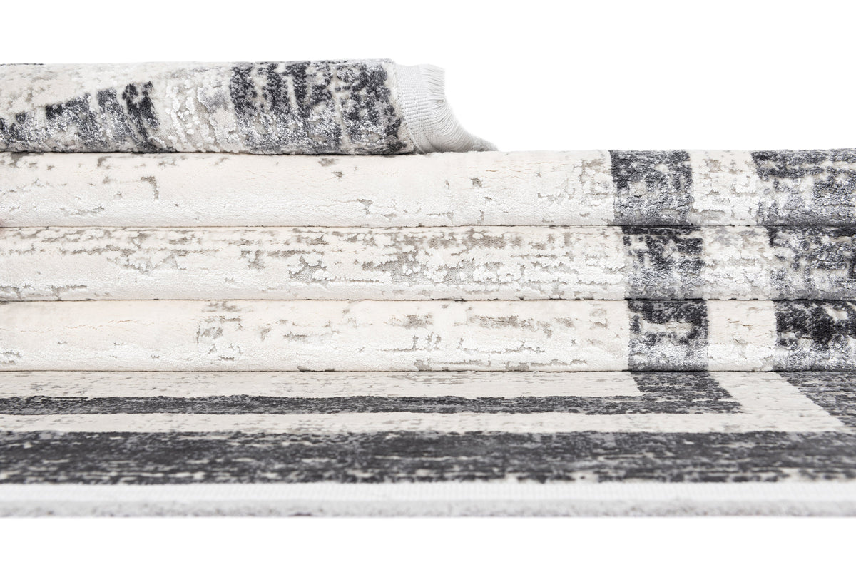 Rechteck Luxus Teppich Montreux in Grau von Hadorn™ - Lifestyle Image