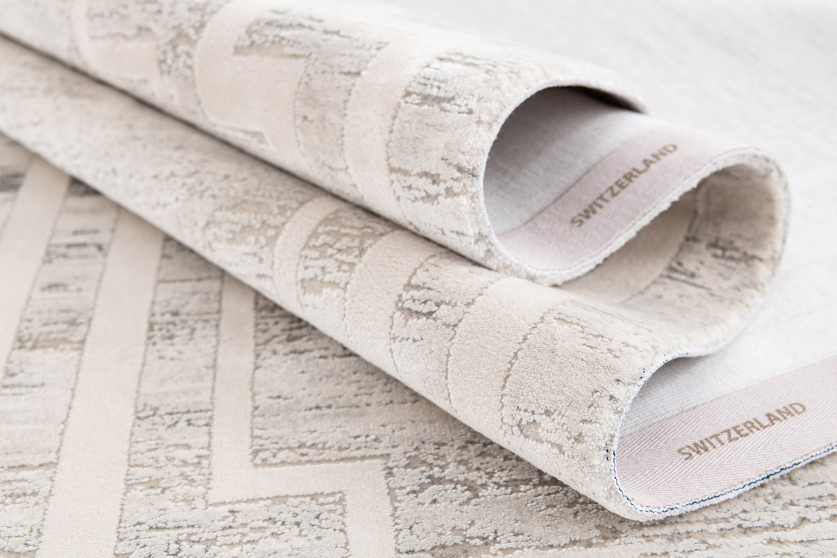 Rechteck Luxus Teppich Montreux in Creme von Hadorn™ - Lifestyle Image
