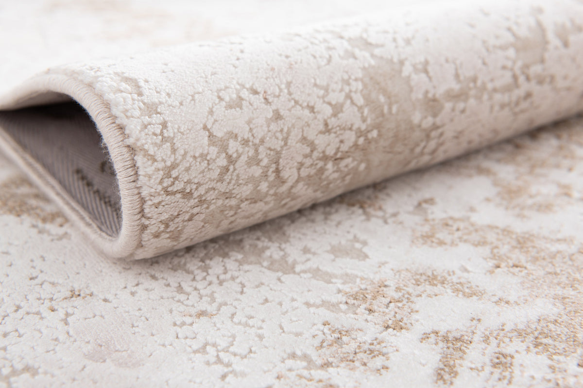Rechteck Luxus Teppich Sion in Creme von Hadorn™ - Lifestyle Image