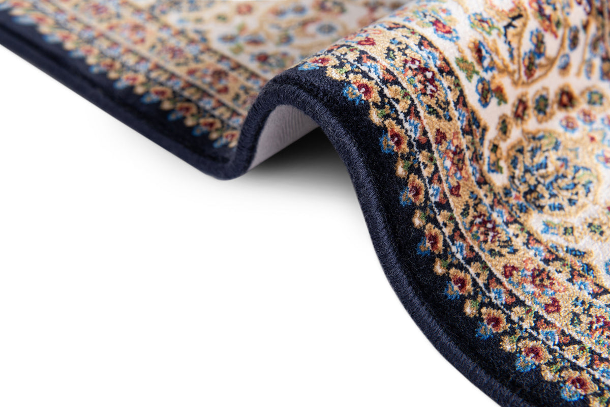Rechteck Luxus Teppich Glarus in Beige von Hadorn™ - Lifestyle Image