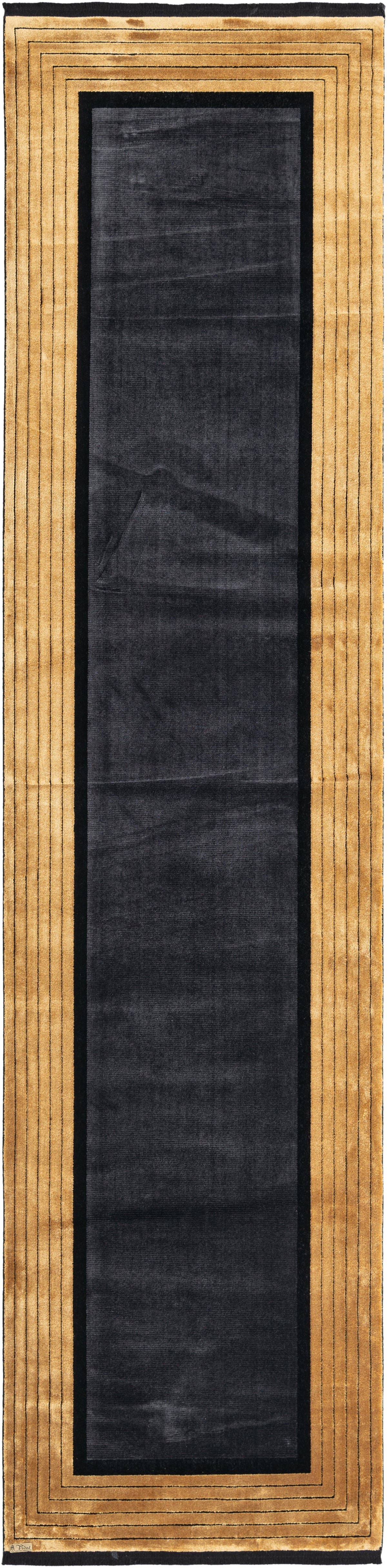 Läufer Luxus Teppich Laax in Schwarz von Hadorn™ - Lifestyle Image