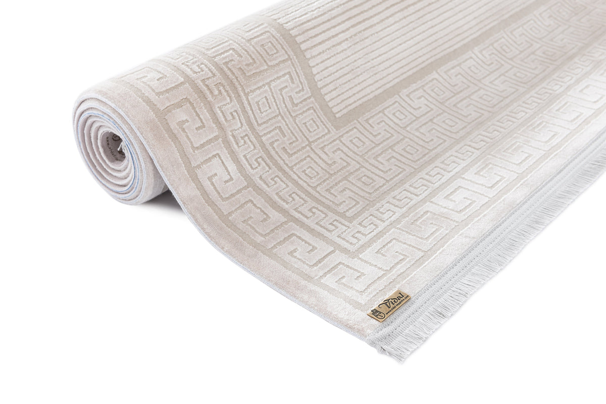Rechteck Luxus Teppich Chiasso in Grau von Hadorn™ - Lifestyle Image