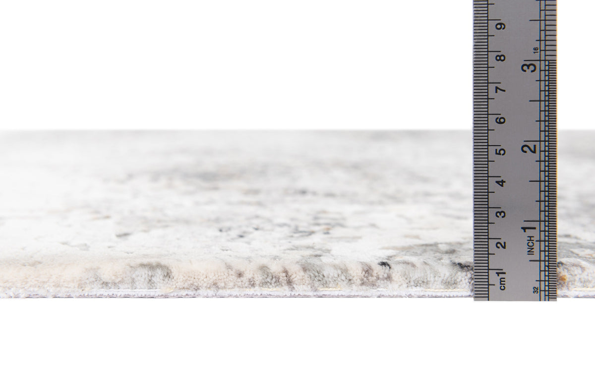 Rechteck Luxus Teppich Flims in Grau von Hadorn™ - Lifestyle Image