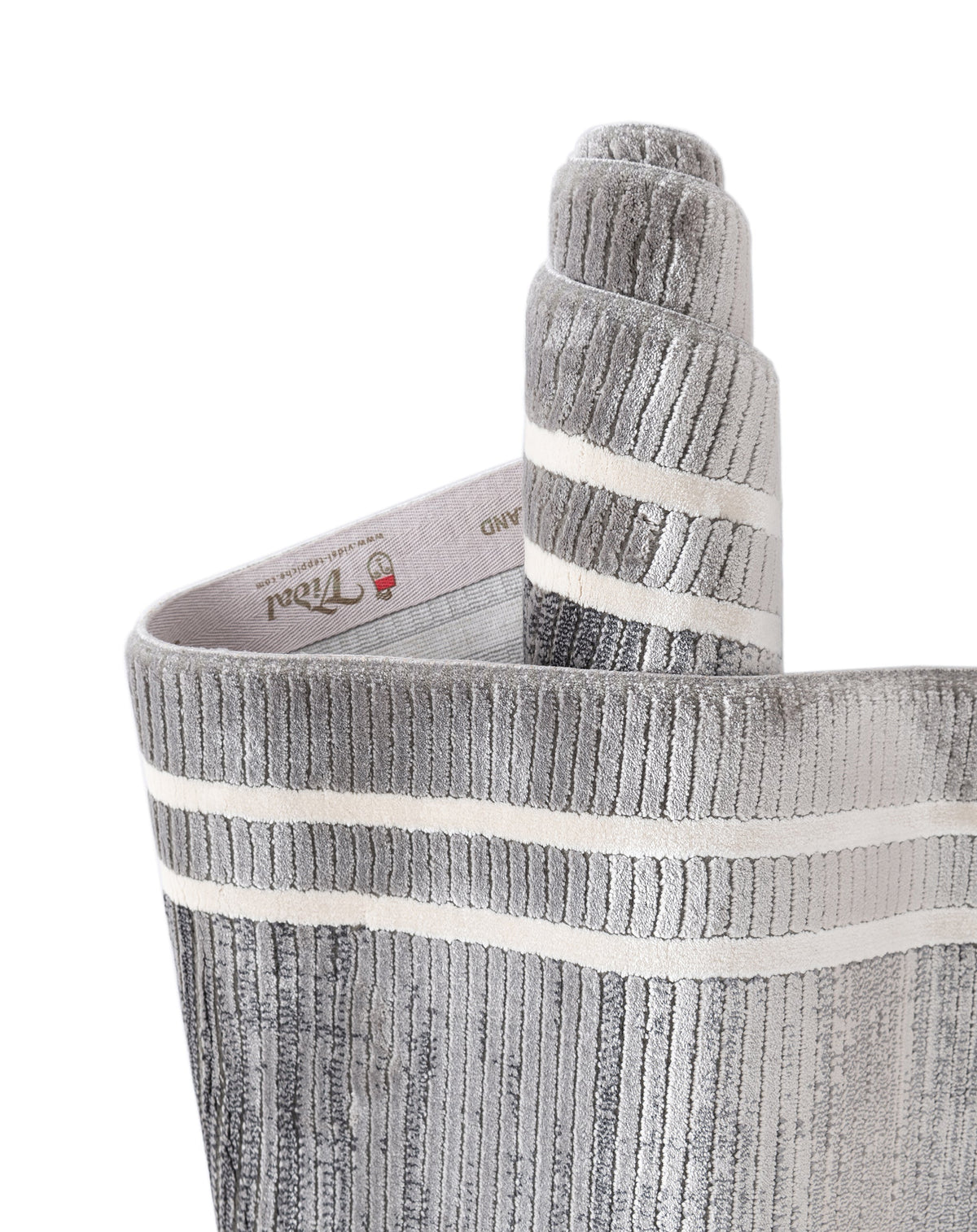 Rechteck Luxus Teppich Flims in Grau von Hadorn™ - Lifestyle Image