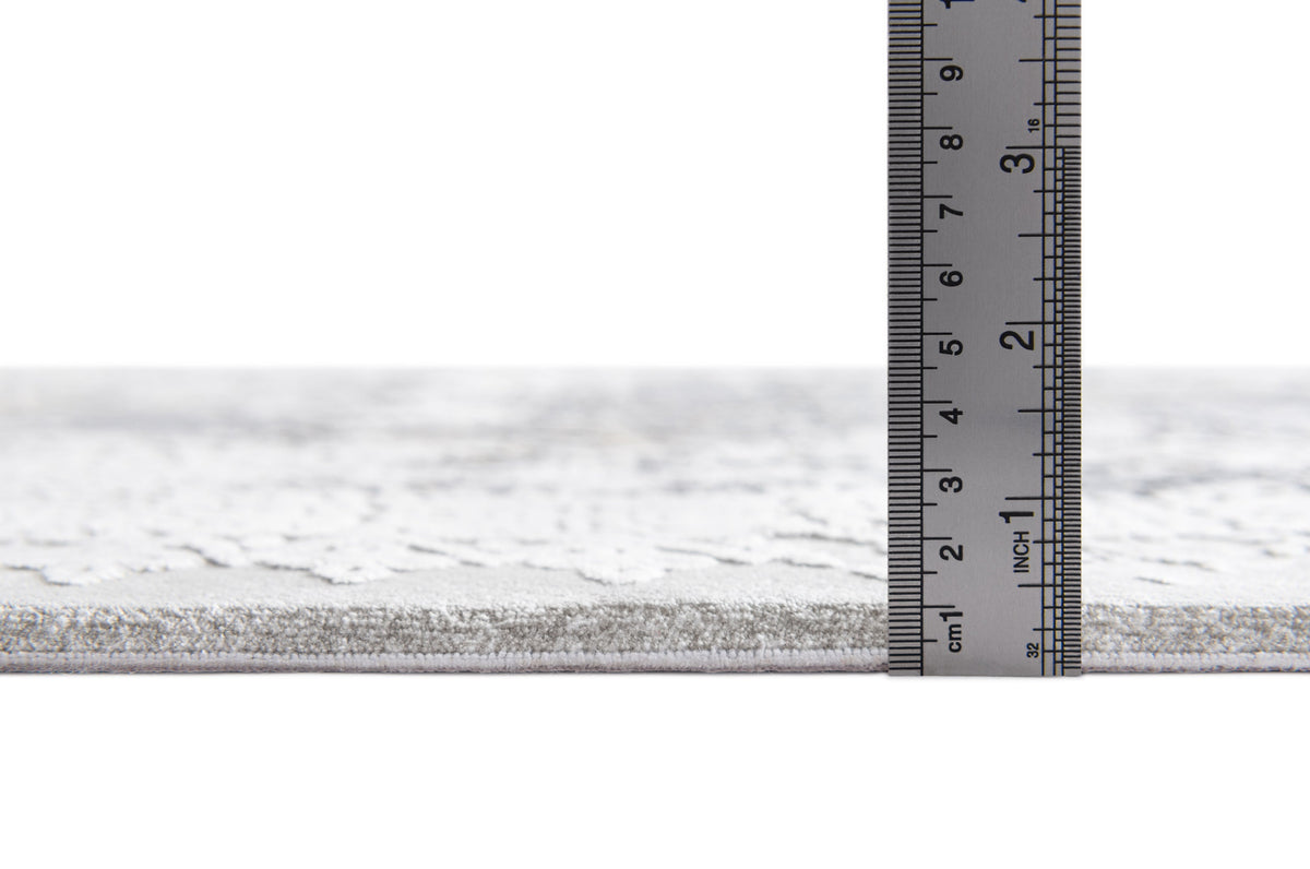 Rechteck Luxus Teppich Flims in Grau von Hadorn™ - Lifestyle Image