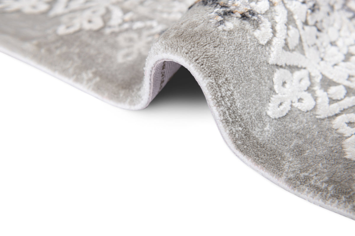 Rechteck Luxus Teppich Flims in Grau von Hadorn™ - Lifestyle Image