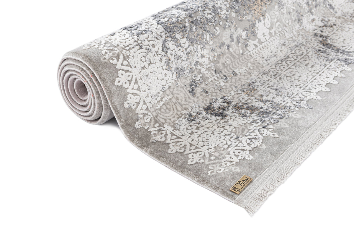 Läufer Luxus Teppich Flims in Grau von Hadorn™ - Lifestyle Image