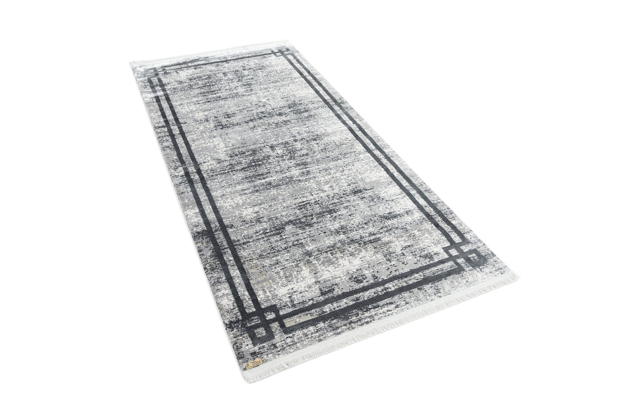 Läufer Luxus Teppich Flims in Grau von Hadorn™ - Lifestyle Image