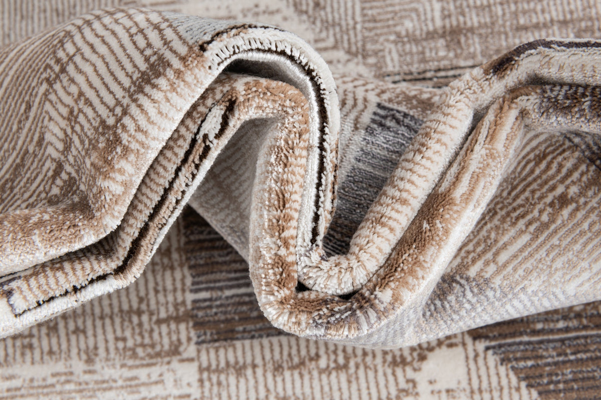 Rechteck Luxus Teppich Airolo in Creme von Hadorn™ - Lifestyle Image