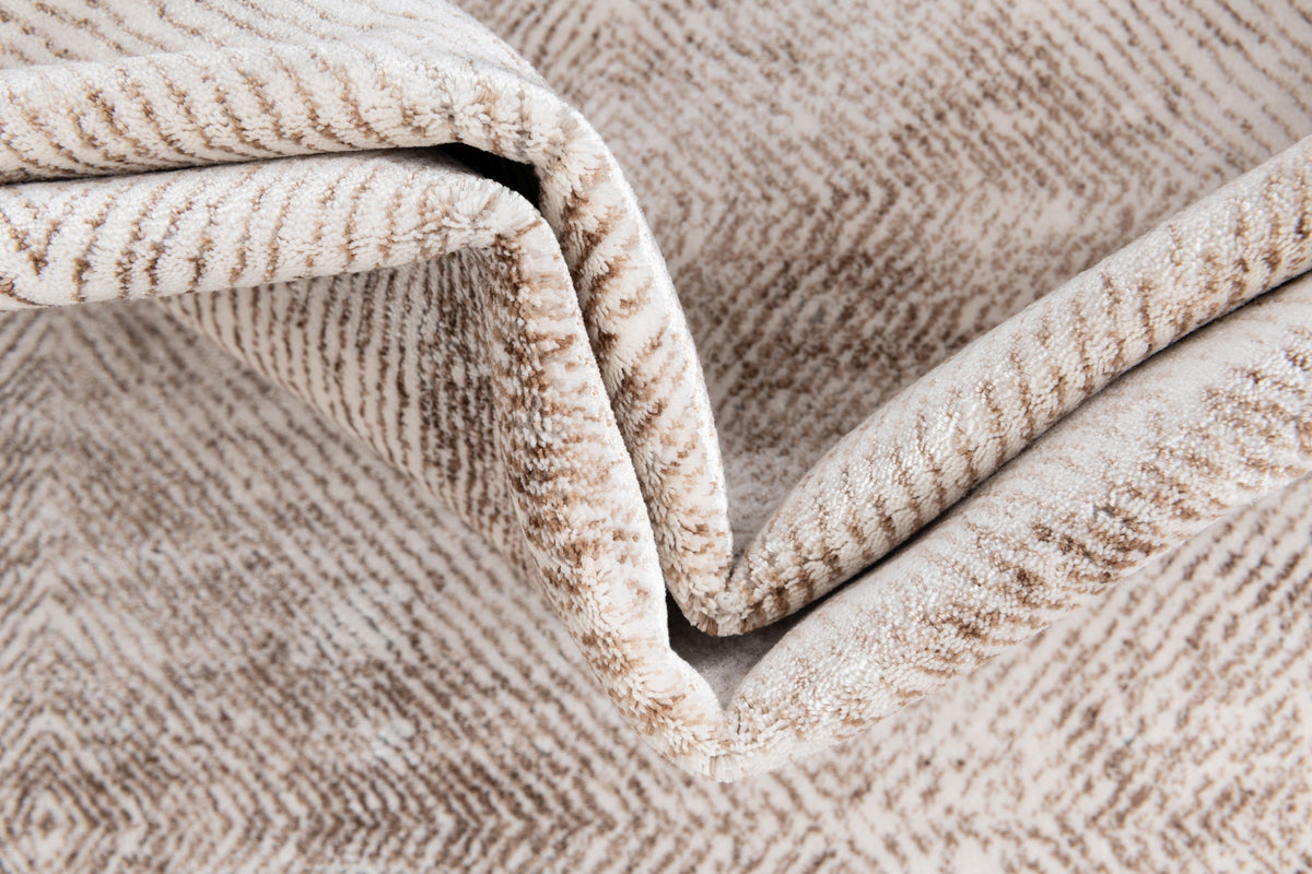 Rechteck Luxus Teppich Airolo in Creme von Hadorn™ - Lifestyle Image