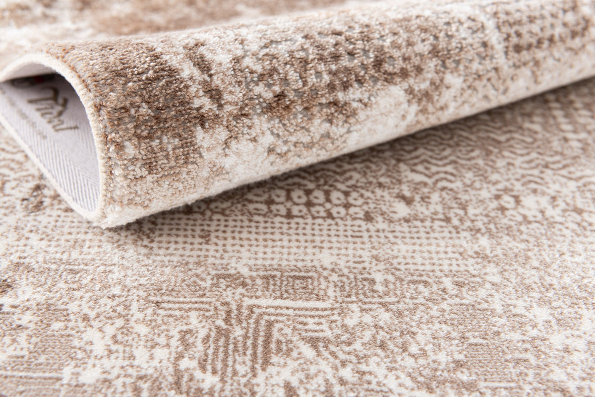 Rechteck Luxus Teppich Airolo in Braun von Hadorn™ - Lifestyle Image