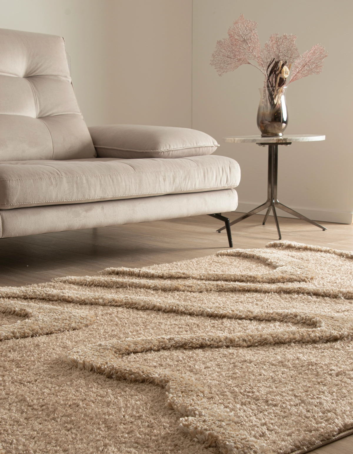 Rechteck Teppich Thun Arbor in Hellbraun von Hadorn™ - Lifestyle Image