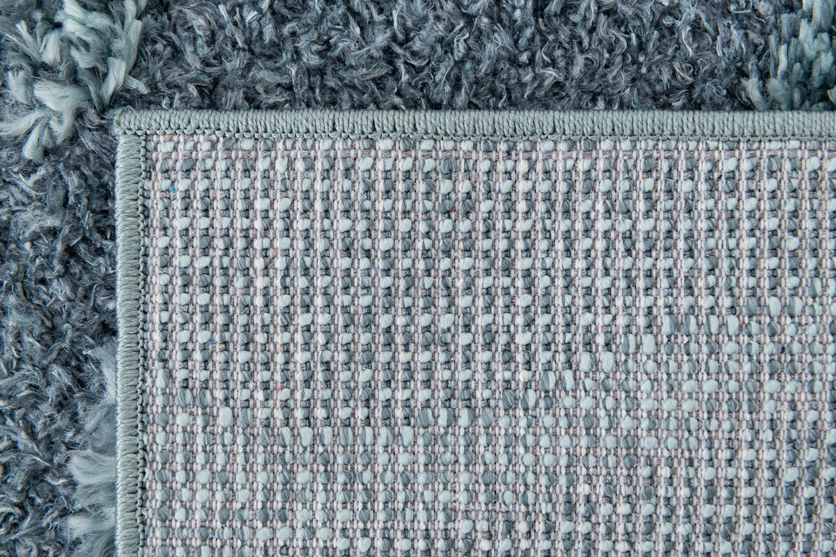 Rechteck Teppich Thun Glacies in Blau von Hadorn™ - Lifestyle Image