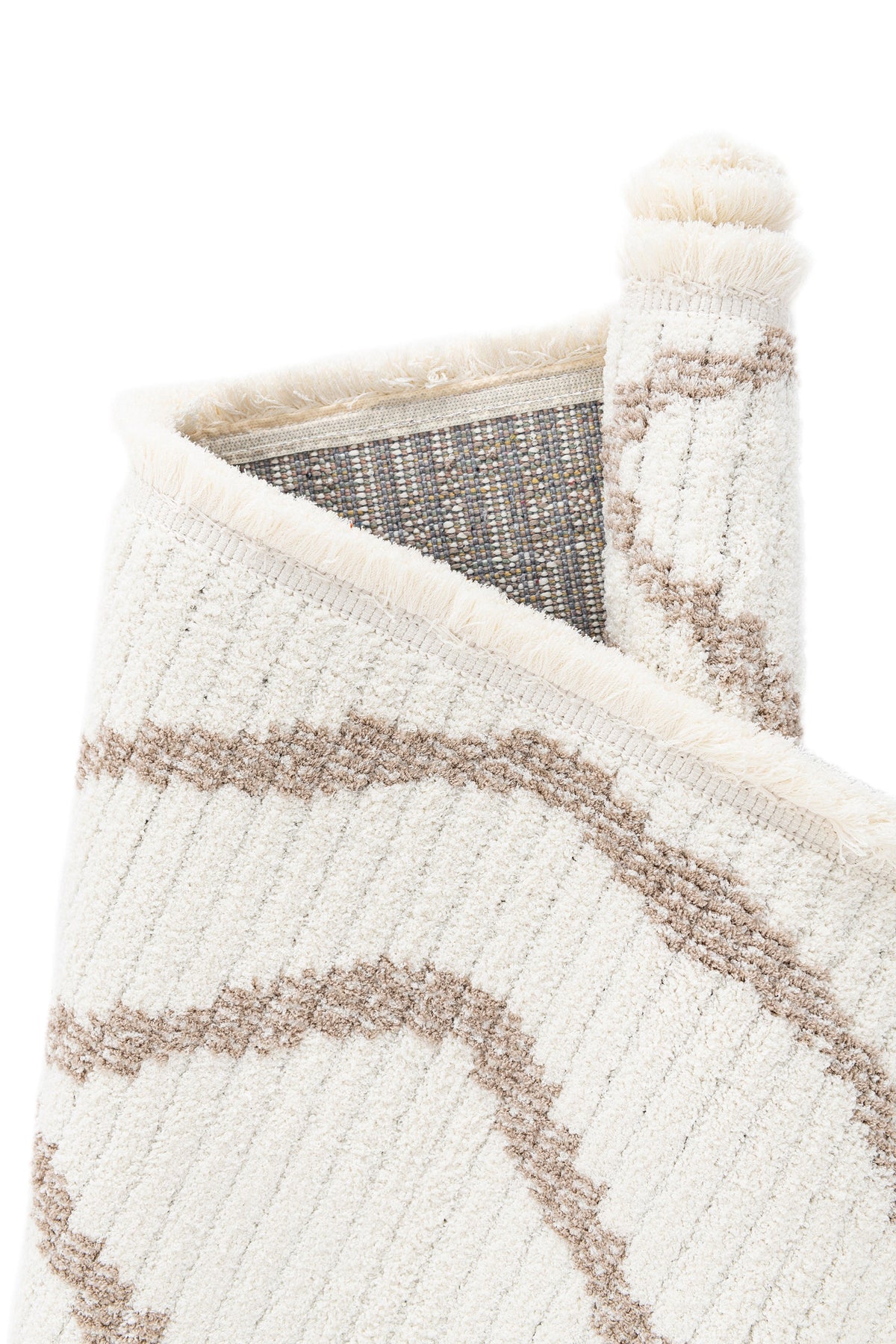 Rechteck Teppich St. Gallen Folklore in Weiss von Hadorn™ - Lifestyle Image