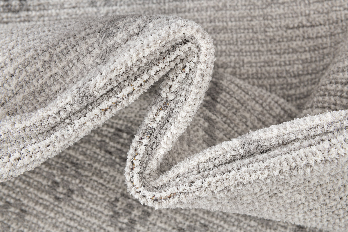 Rechteck Teppich St. Gallen Folklore in Grau von Hadorn™ - Lifestyle Image