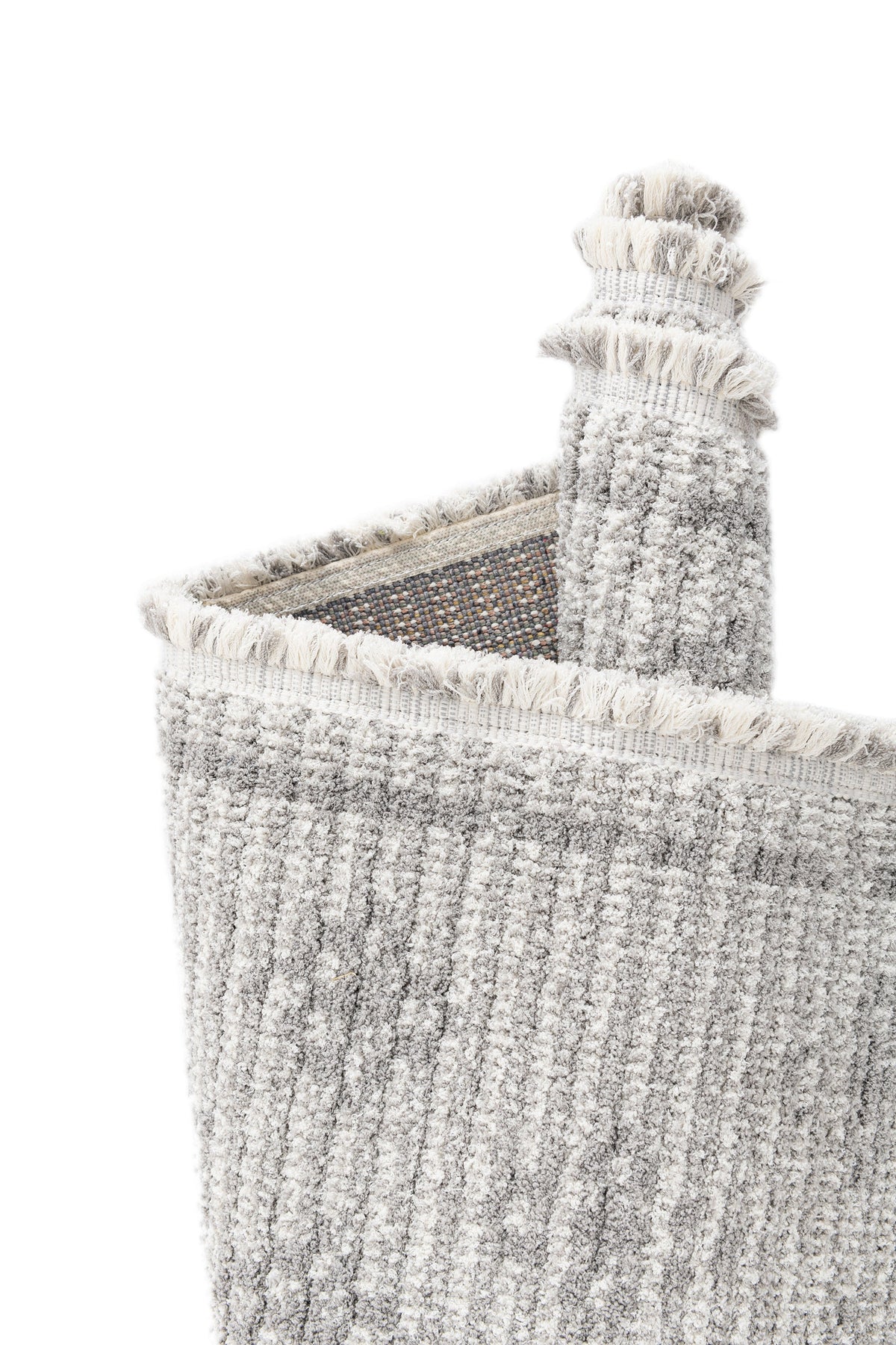 Rechteck Teppich St. Gallen Folklore in Grau von Hadorn™ - Lifestyle Image