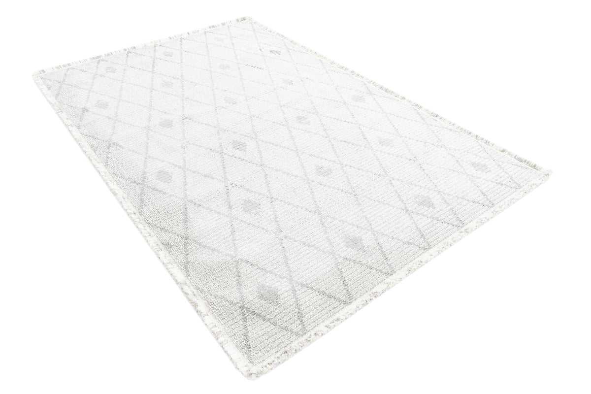 Rechteck Teppich St. Gallen Folklore in Grau von Hadorn™ - Lifestyle Image