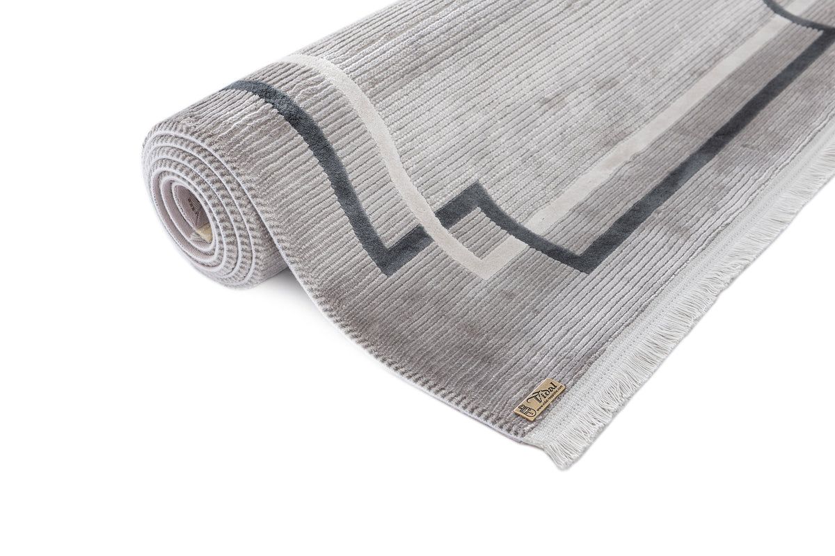 Läufer Luxus Teppich Flims in Grau von Hadorn™ - Lifestyle Image