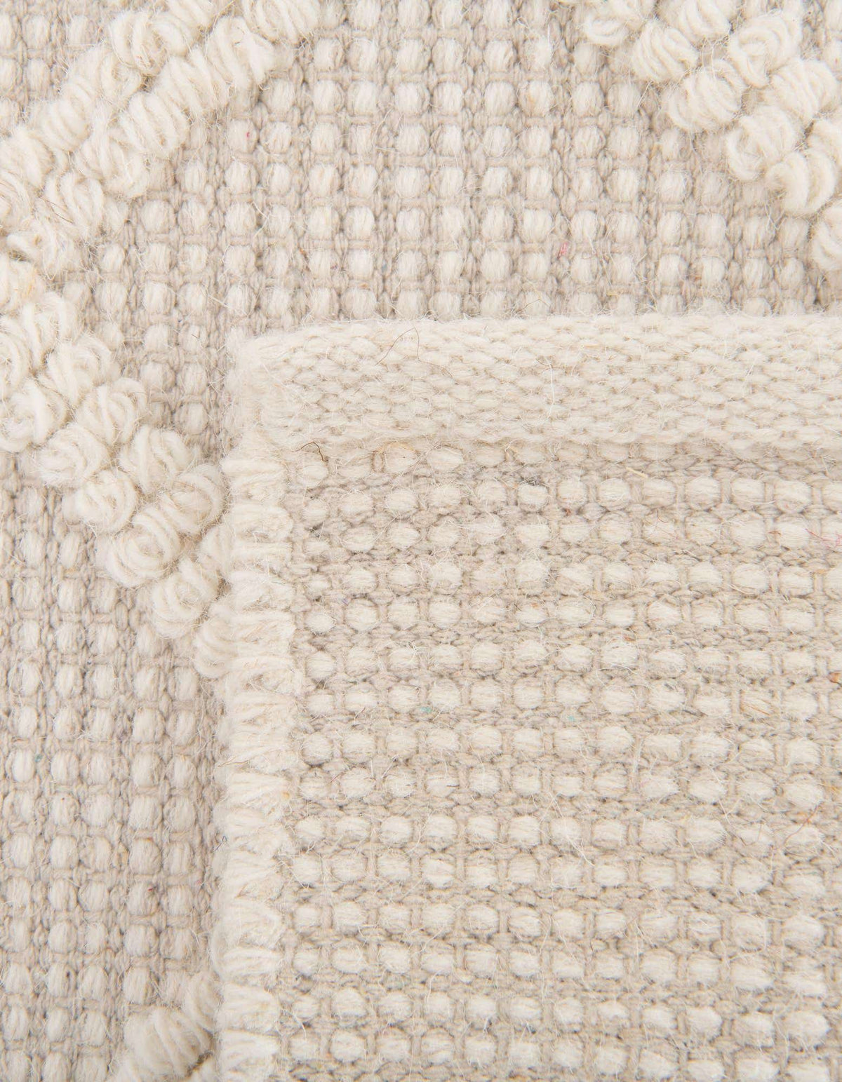 Wolle und Baumwolle Teppich Jill Zarin Dorset in Vanilleschote von Hadorn™ - Lifestyle Image