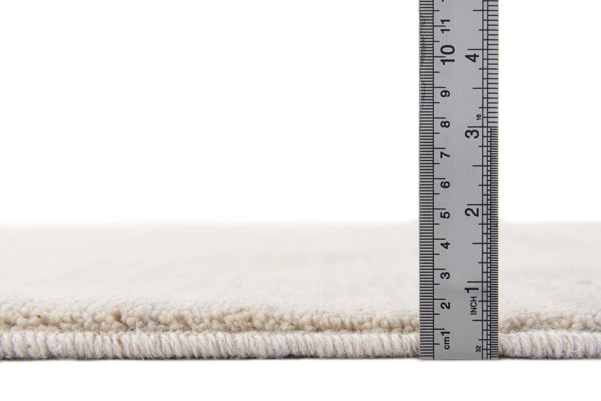 Quadratisch Teppich Emmen in Beige von Hadorn™ - Lifestyle Image