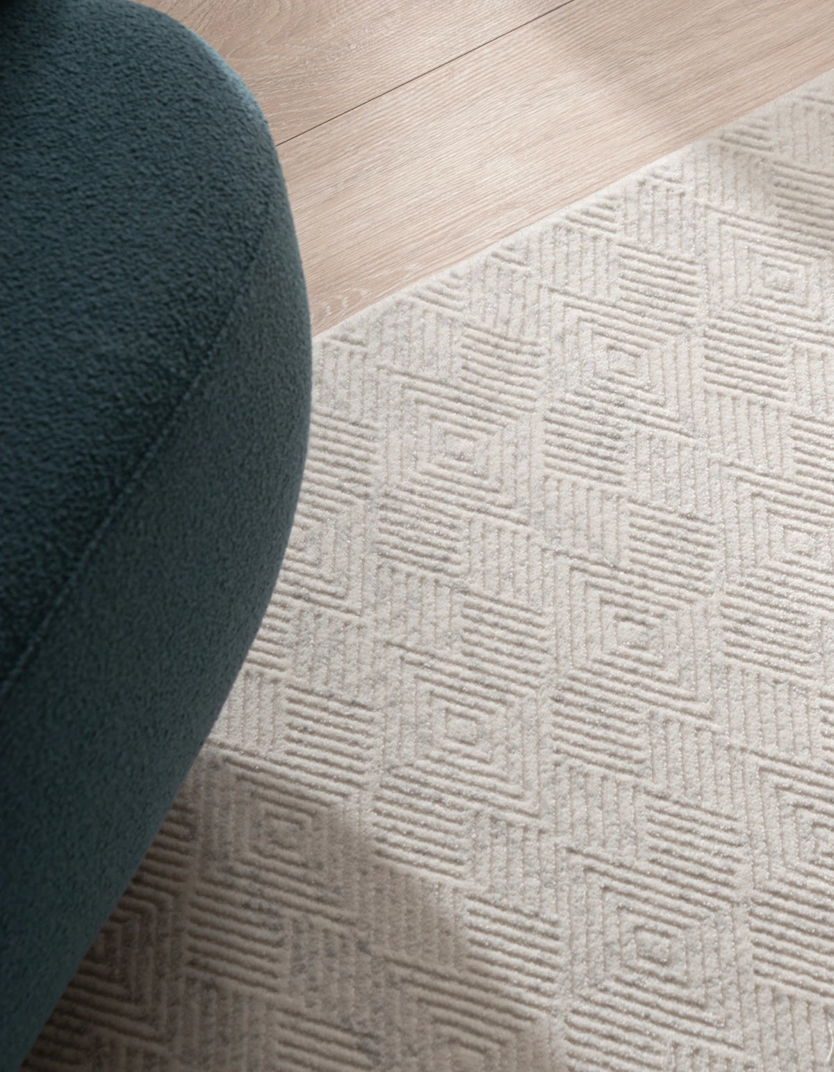 Läufer Teppich Davos Cilia in Grau von Hadorn™ - Lifestyle Image