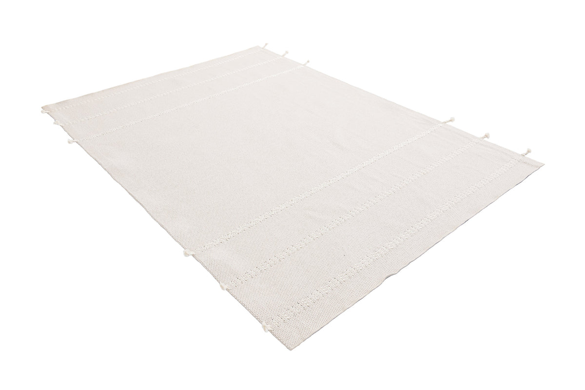 Läufer Teppich Juniper Solid in Weiss von Hadorn™ - Lifestyle Image