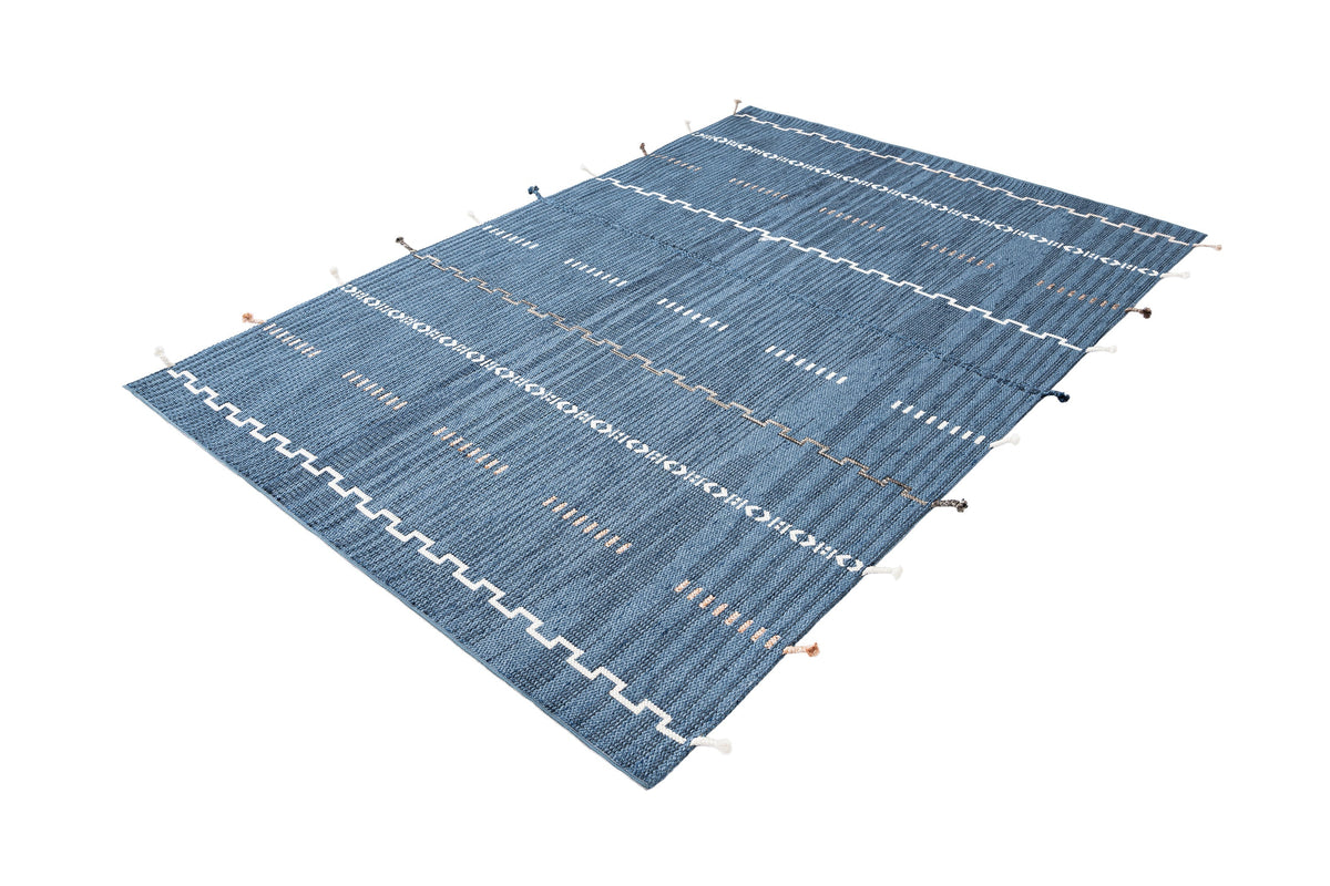 Läufer Teppich Juniper Greka in Blau von Hadorn™ - Lifestyle Image