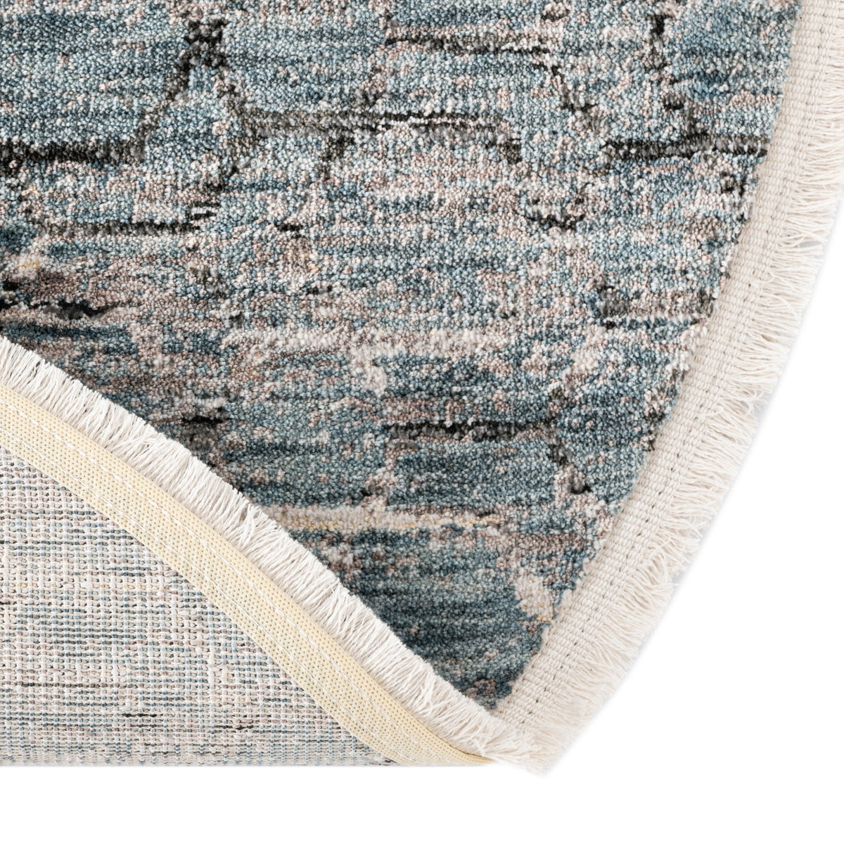 Oval Teppich Zora Modern in Blau von Hadorn™ - Lifestyle Image