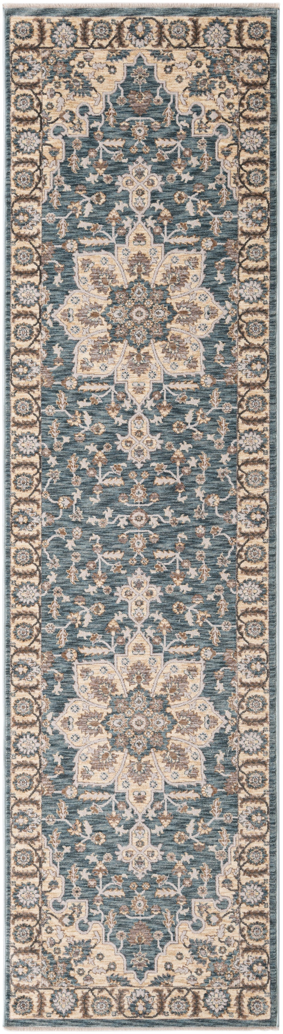 Läufer Teppich Zora Classical in Blau von Hadorn™ - Lifestyle Image