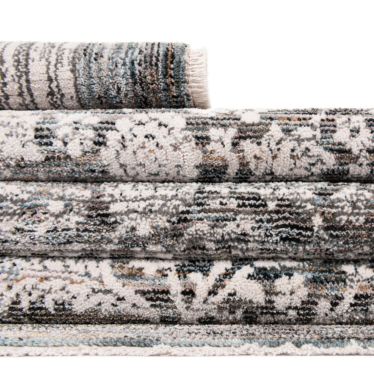 Läufer Teppich Zora Mosaic in Grau von Hadorn™ - Lifestyle Image