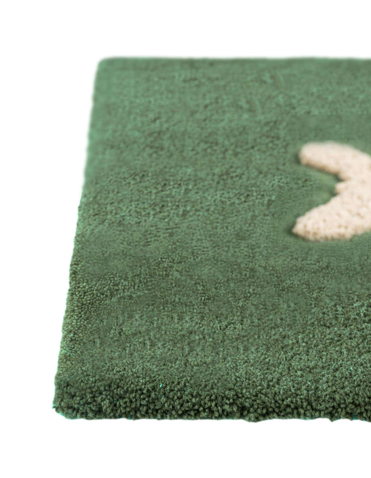 Rechteck Teppich AI Handgetuftet in Grün von Hadorn™ - Lifestyle Image