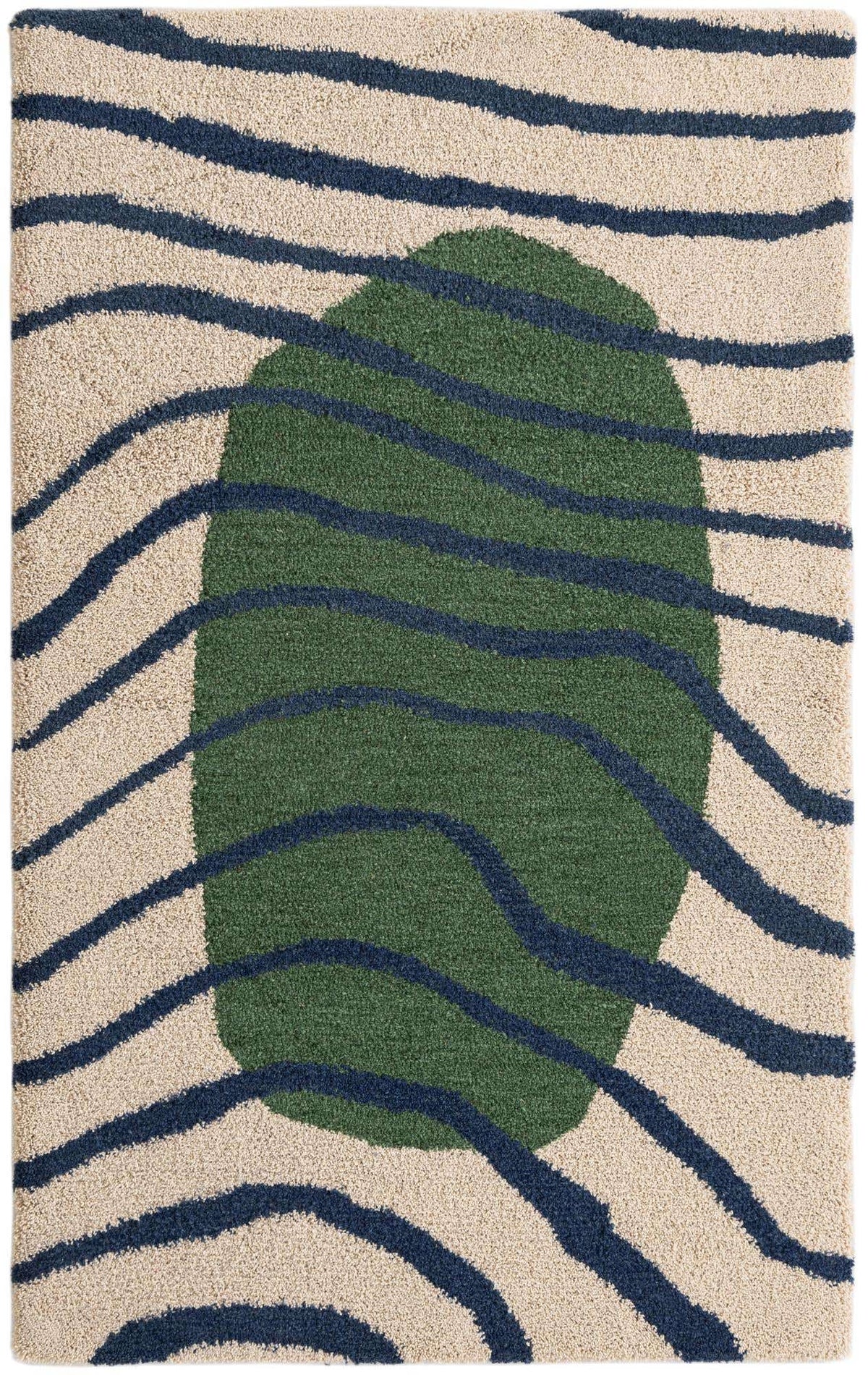 Rechteck Teppich AI Handgetuftet in Mehrfarbig von Hadorn™ - Lifestyle Image