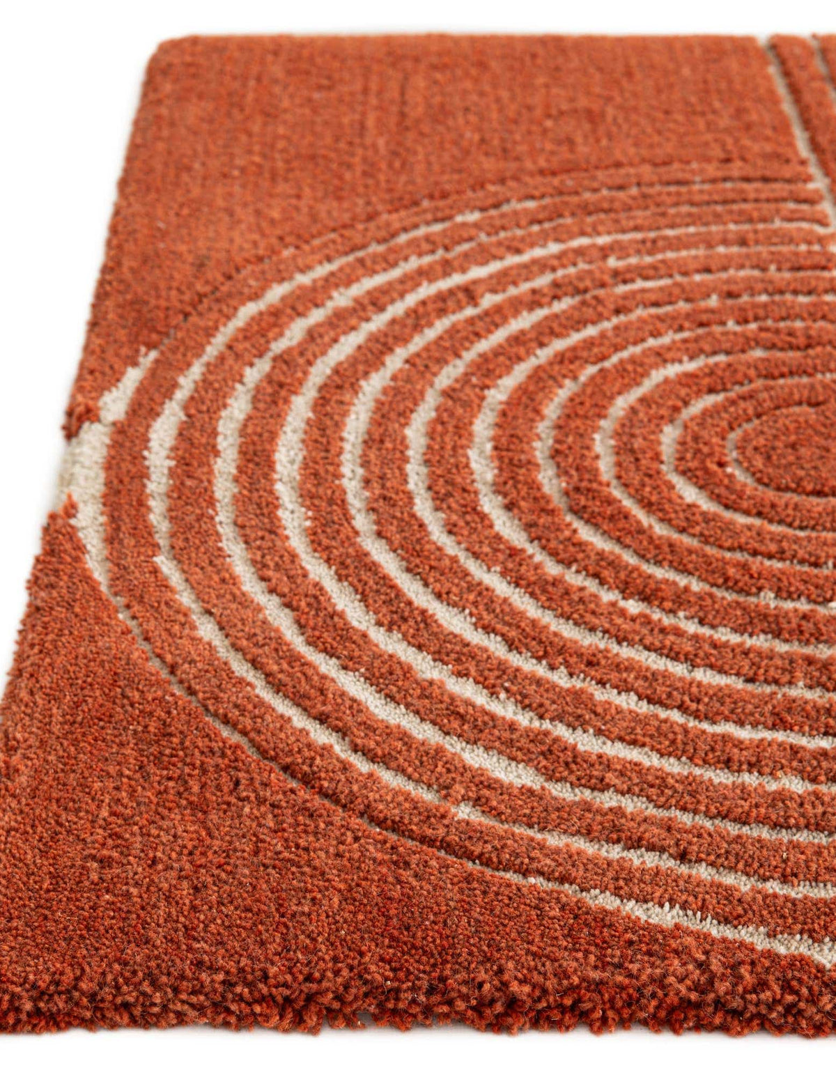 Läufer Teppich AI Handgetuftet in Orange von Hadorn™ - Lifestyle Image