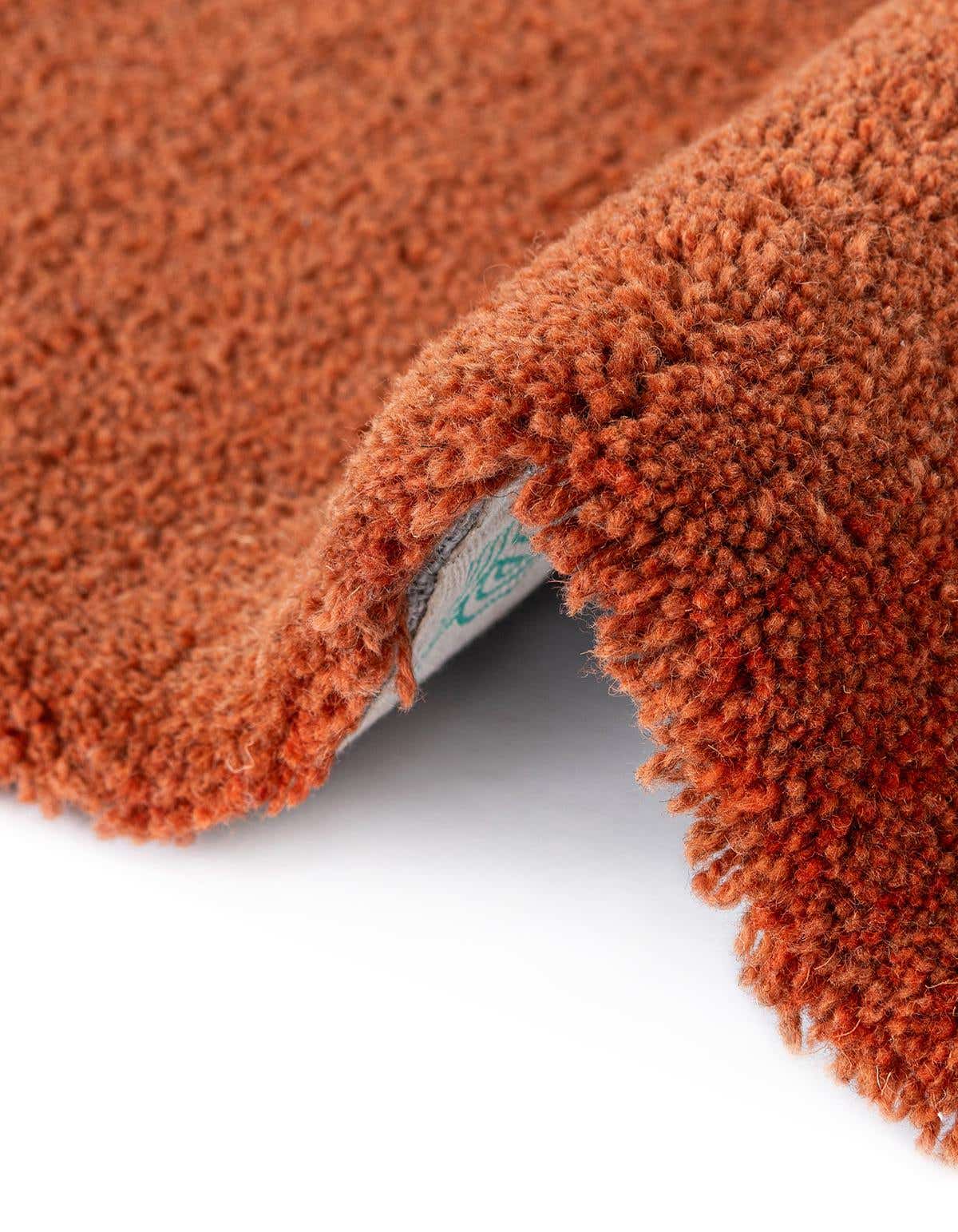 Läufer Teppich AI Handgetuftet in Orange und Grün von Hadorn™ - Lifestyle Image