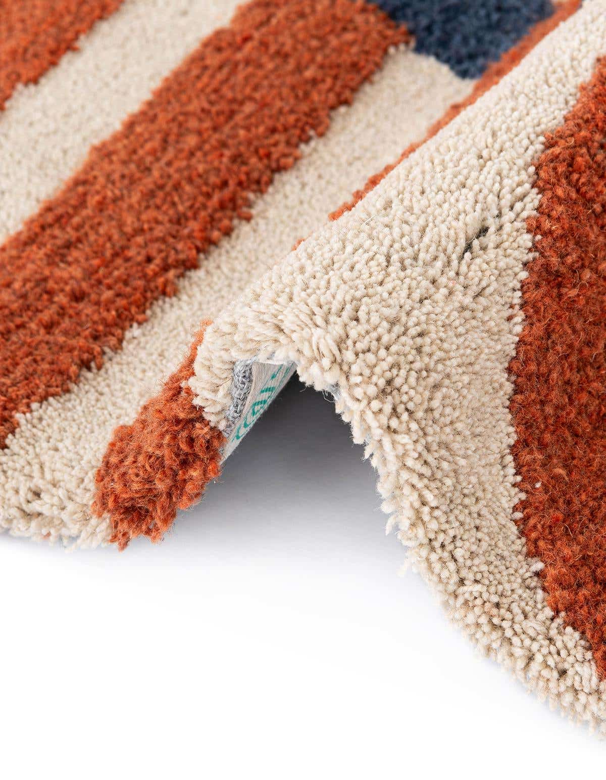 Rechteck Teppich AI Handgetuftet in Elfenbein von Hadorn™ - Lifestyle Image