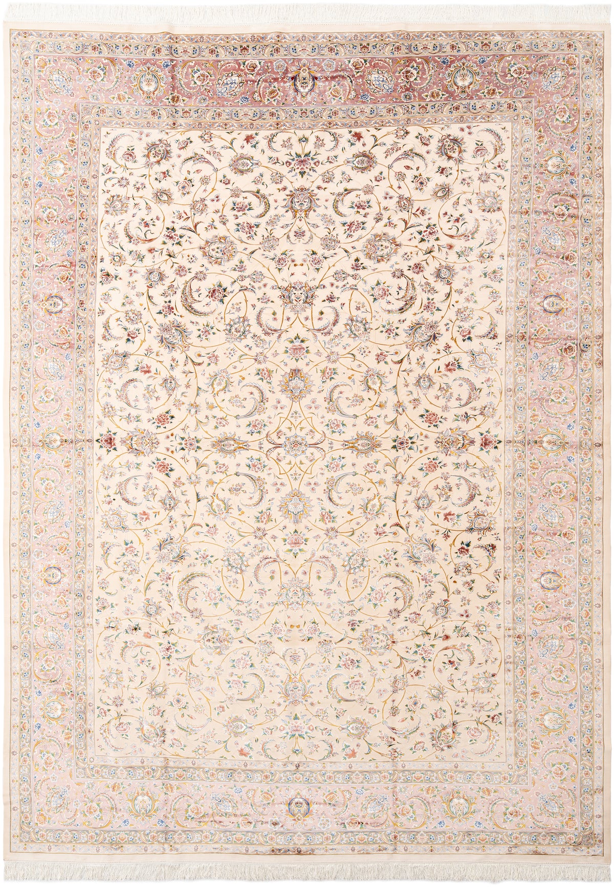 Rechteck Teppich Ghom Design in Creme von Hadorn™ - Lifestyle Image
