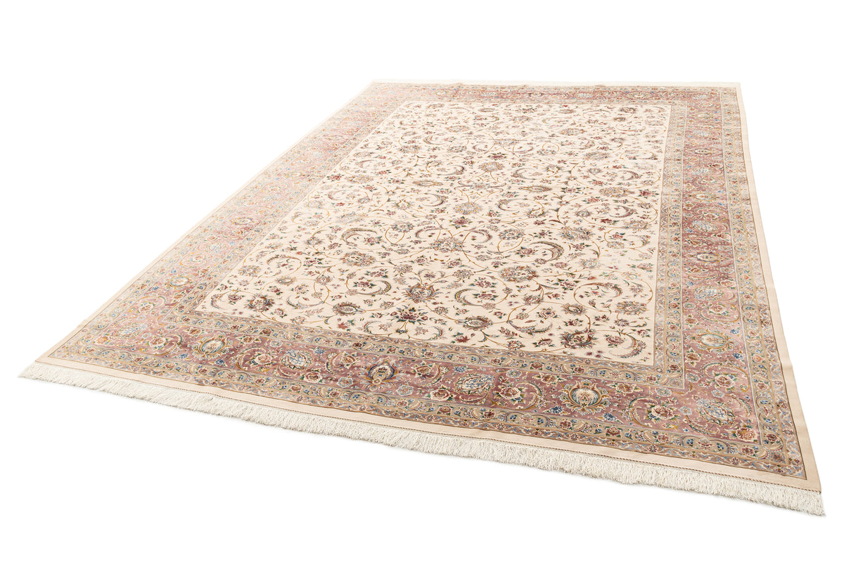 Rechteck Teppich Ghom Design in Creme von Hadorn™ - Lifestyle Image
