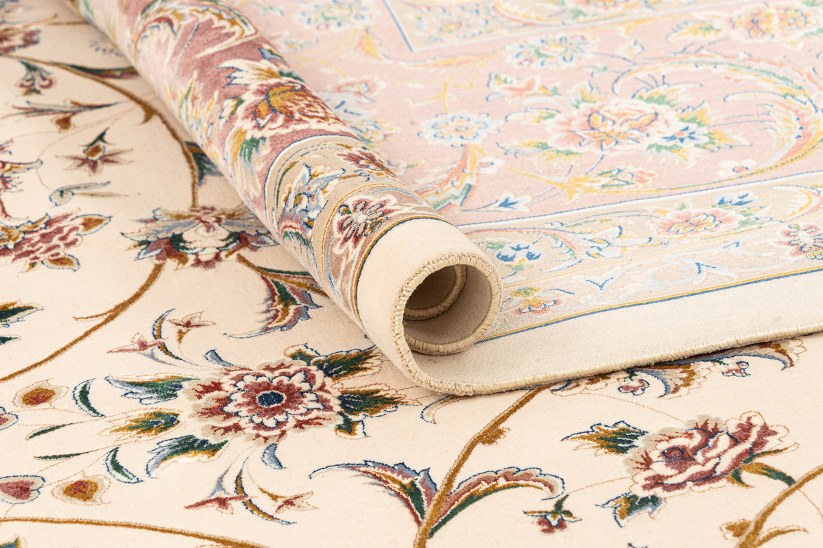 Rechteck Teppich Ghom Design in Creme von Hadorn™ - Lifestyle Image