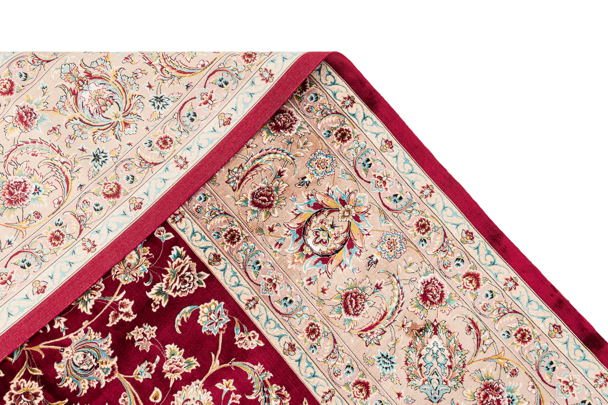 Rechteck Teppich Ghom Design in Rot von Hadorn™ - Lifestyle Image