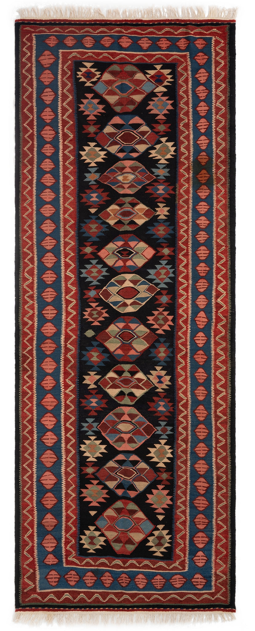 Wolle Persien Teppich Kelim in Orange von Hadorn™ - Lifestyle Image