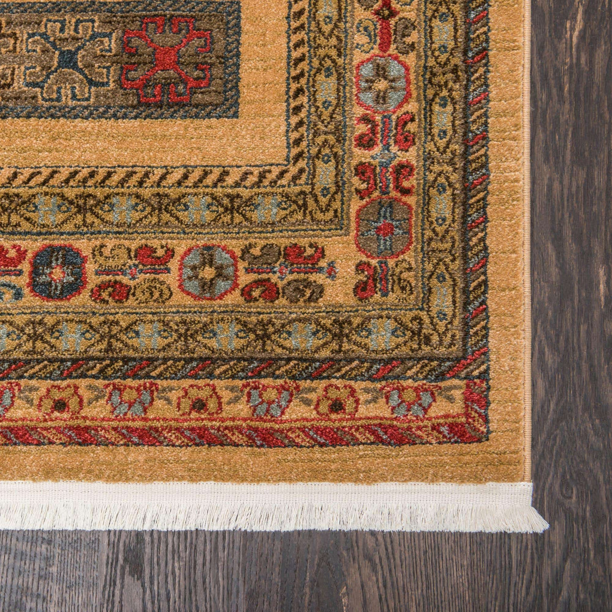 Rechteck Teppich Kashkuli Gabbeh in Tan von Hadorn™ - Lifestyle Image