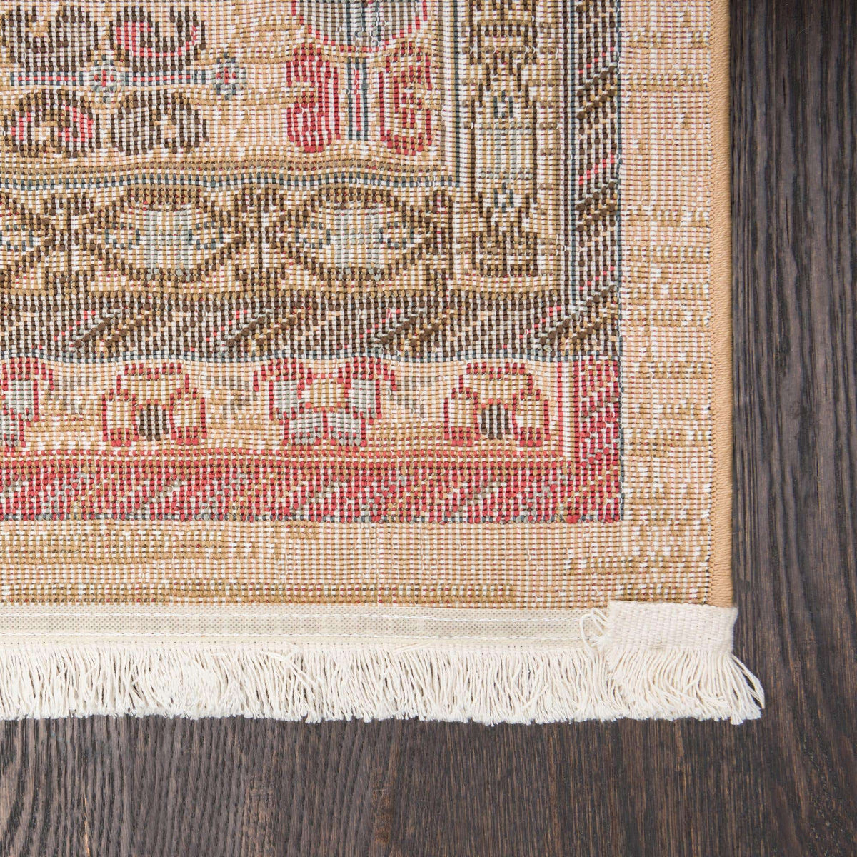 Rechteck Teppich Kashkuli Gabbeh in Tan von Hadorn™ - Lifestyle Image