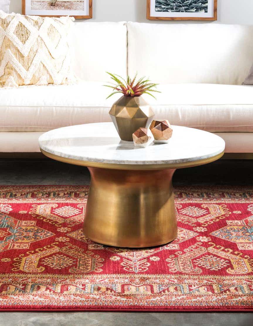 Rechteck Teppich Serapi in Rot von Hadorn™ - Lifestyle Image