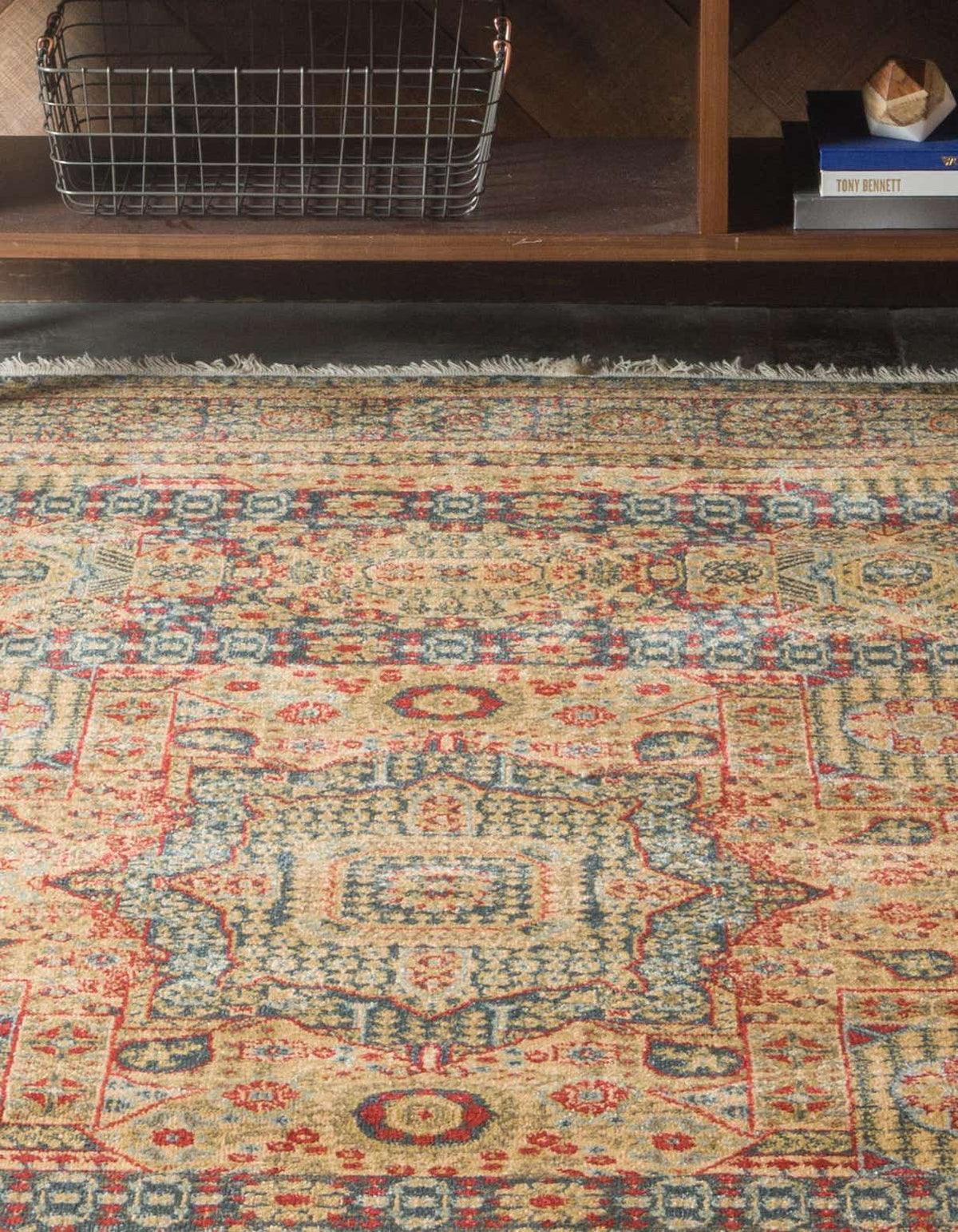 Rechteck Teppich Mamluk in Blau von Hadorn™ - Lifestyle Image
